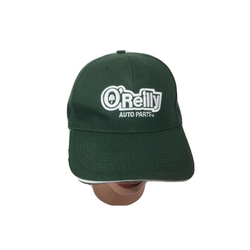 O'Reilly Auto Parts Green Hat SpellOut Adjustable Back Employee Baseball Cap